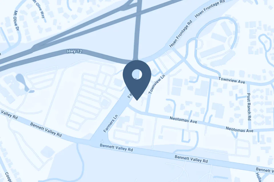 Map of Sonoma County Oral Surgery & Dental in Santa Rosa, California